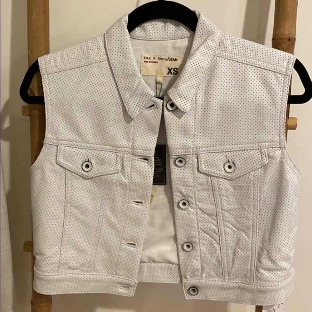 Rag & Bone Leather Vest